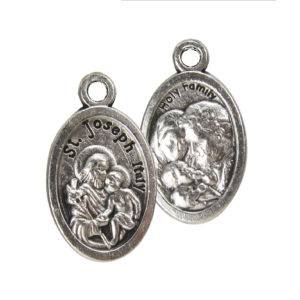Médaille argentée 18mm - ST JOSEPH