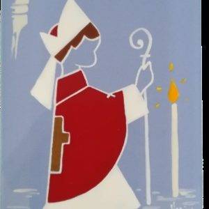 Cadre Saint Patron 7x15cm - Saint Clément