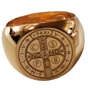 Bague en Plaqué Or Taille 66 - SAINT BENOÎT