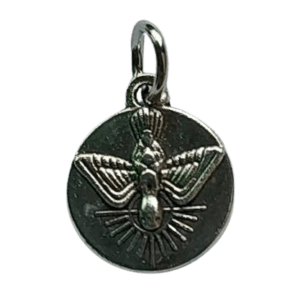 Médaille 13mm en Métal Argenté - ST ESPRIT