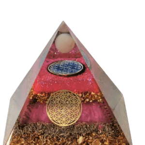 Orgonite avec Symbole de Fleur de Vie 11X11XHt9cm