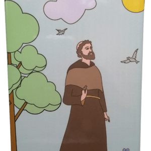 Saint Patron 5 Céramique 12x16cm, à suspendre