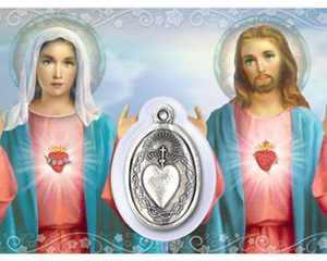 Carte-prière avec insertion - SC de MARIE et JESUS - anglais