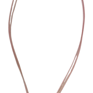 Collier Cordon + Croix Nacre - ROSE