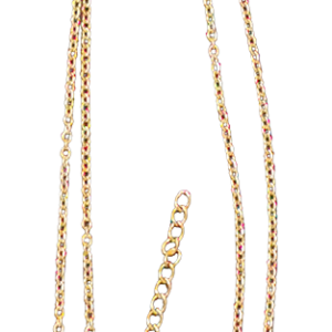 Pendentif Coeur Nacre 20mm  + Chaîne  Dorée Réglable - St Benoît