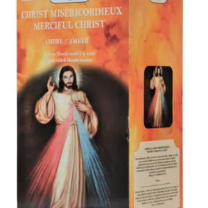 1 étui de 12 bâtons d'Encens - Christ Miséricordieux - Ambre