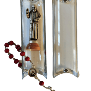 Coffret Statue + Dizainier - PADRE PIO