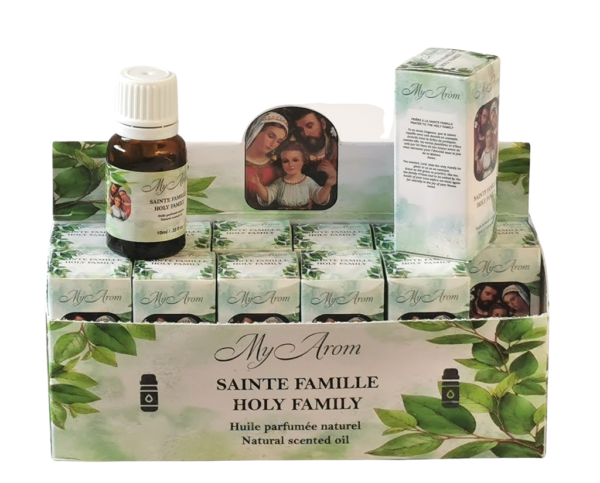 Flacon d'Huile Parfumée 10ml Sainte Famille/Naturel