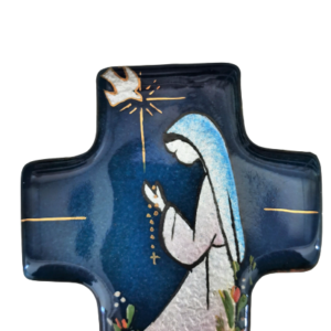 Comm agenouillé Fille 7,7X8cm - EMAUX DU LIBAN
