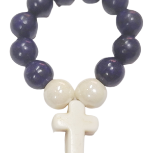 Dizainier élastique 8mm en pierre véritable- Lapis Lazuli
