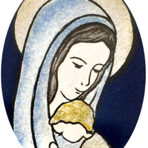 Amour filial 6,4X4,4cm - EMAUX DU LIBAN