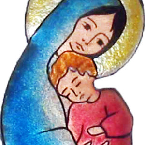 Vierge maternelle 6cm - EMAUX DU LIBAN