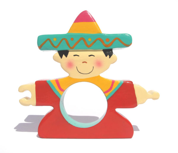 Rond de Serviette mexicain 13x12cm