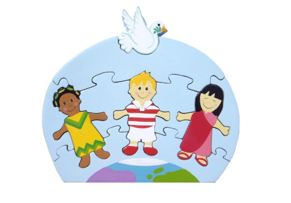 Puzzle Enfants du Monde 19.5x17.5xEP2.5cm