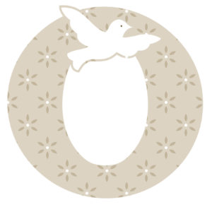 Lettre O x3pcs. Hauteur 5.5cm