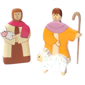 Bergers (2bergers+1mouton) 10cm