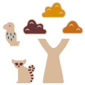 Coffret Baobab + boite craft 16.5x12.5cm