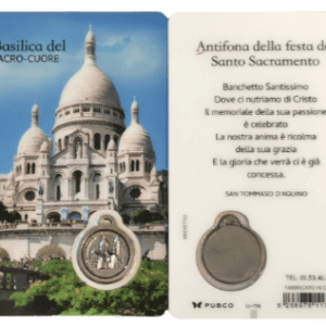 Carte-prière - Montmartre - BASILIQUE - ITALIEN