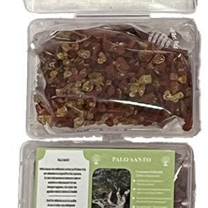 Encens en Grains Palo Santo - Boite transparente de 50gr