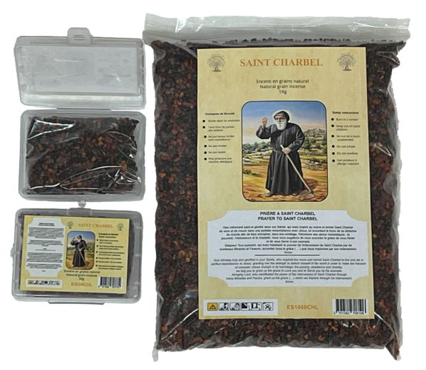Encens en Grains Saint Charbel - Sachet de 1 Kilo