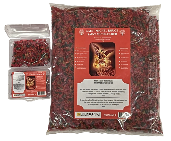 Encens en Grains Saint Michel Rouge - Sachet de 1 Kilo