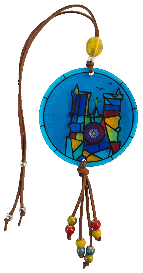 Pendentif pour voiture Acrylique D88mm - ND DE PARIS
