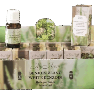 Flacon d'Huile Parfumée 10ml Benjoin Blanc